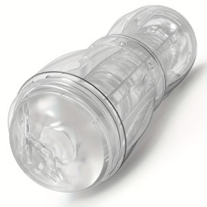 Mesterstar Dual Open Ended 360° Rotating Male Masturbators Stroker Sleeve, Pocket Pussy Sex Toys for Adult with 3D Crystal Realistic Textured Vagina Male Masturbators Cup