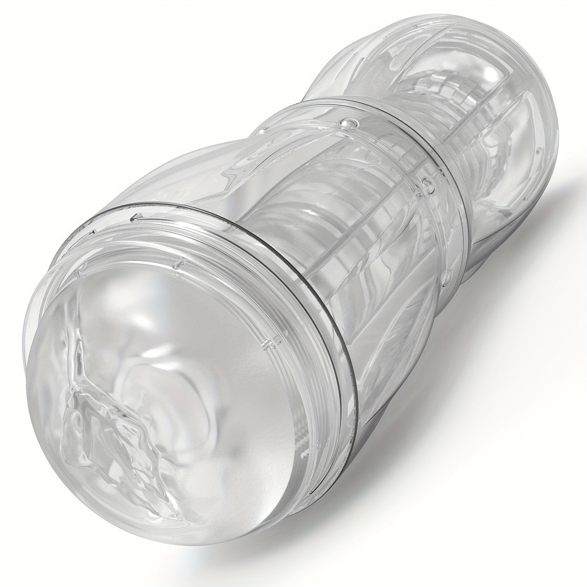 Mesterstar Dual Open Ended 360° Rotating Male Masturbators Stroker Sleeve, Pocket Pussy Sex Toys for Adult with 3D Crystal Realistic Textured Vagina Male Masturbators Cup