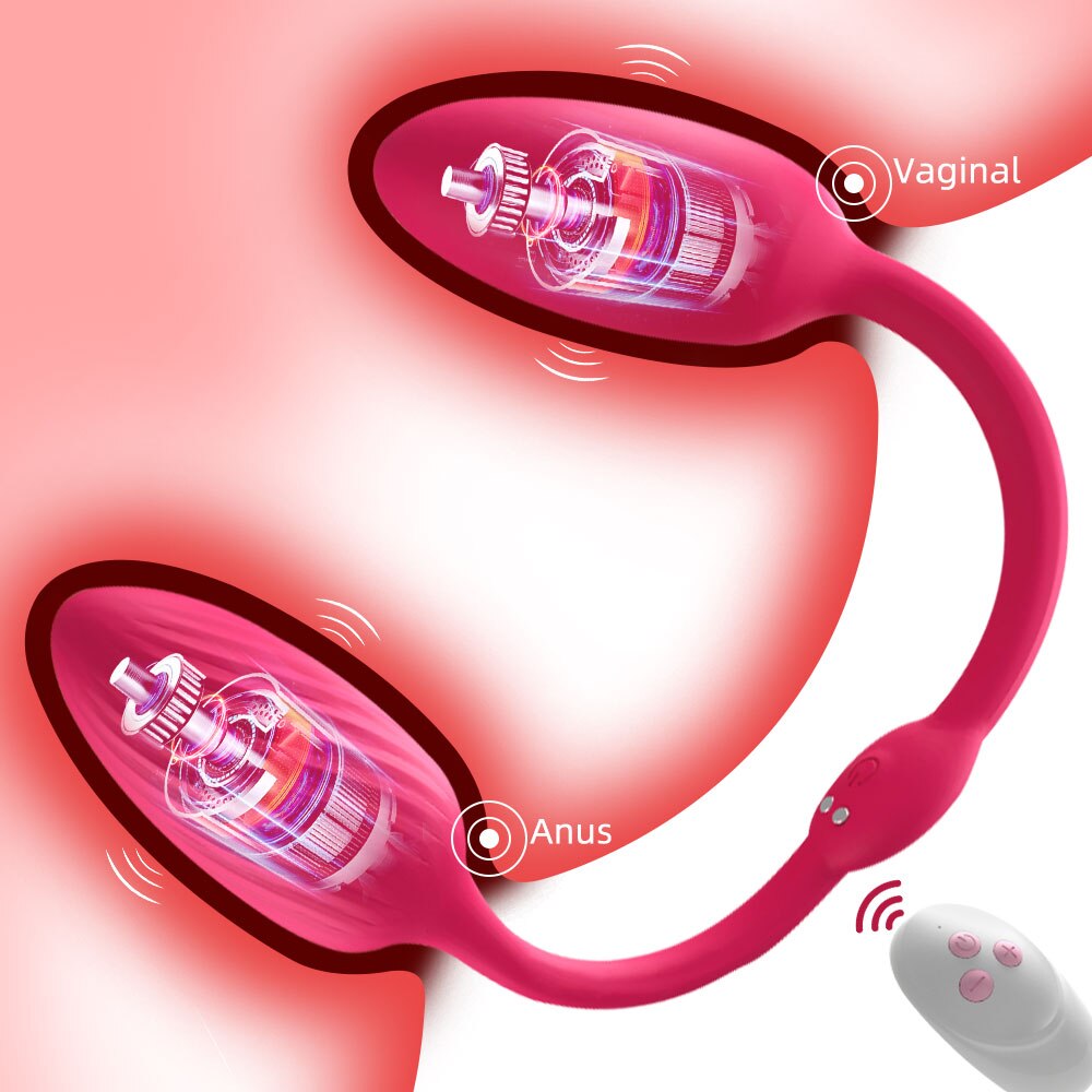 10ความถี่สั่นสะเทือนไข่ Kegel Ball รีโมทคอนโทรล G-Spot กระตุ้นช่องคลอด Anal Plug Butt Plug เร้าอารมณ์เซ็กซ์ทอยสำหรับคู่