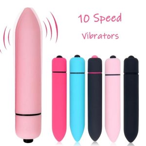 10 Speed Bullet Vibrator Dildo Vibrators AV Stick G-spot Clitoris Stimulator Mini Sex Toys for Women Maturbator Sex Products