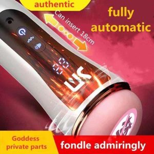 18 + ชาย Masturbator อวัยวะเพศชายปั๊ม Vibrator ผู้ใหญ่ความอดทนการออกกำลังกายช่องคลอดประดิษฐ์10ความเร็วอวัยวะเพศชาย Delay Trainer เซ็กซ์ทอยสำหรับ Me