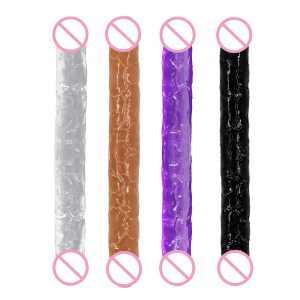 30-34ซม. Double HEAD สมจริง dildo ยาวอวัยวะเพศชายของเล่นสำหรับผู้หญิงคู่ masturbate Big Dick ผู้ใหญ่เซ็กซ์ทอยสำหรับเลสเบี้ยน