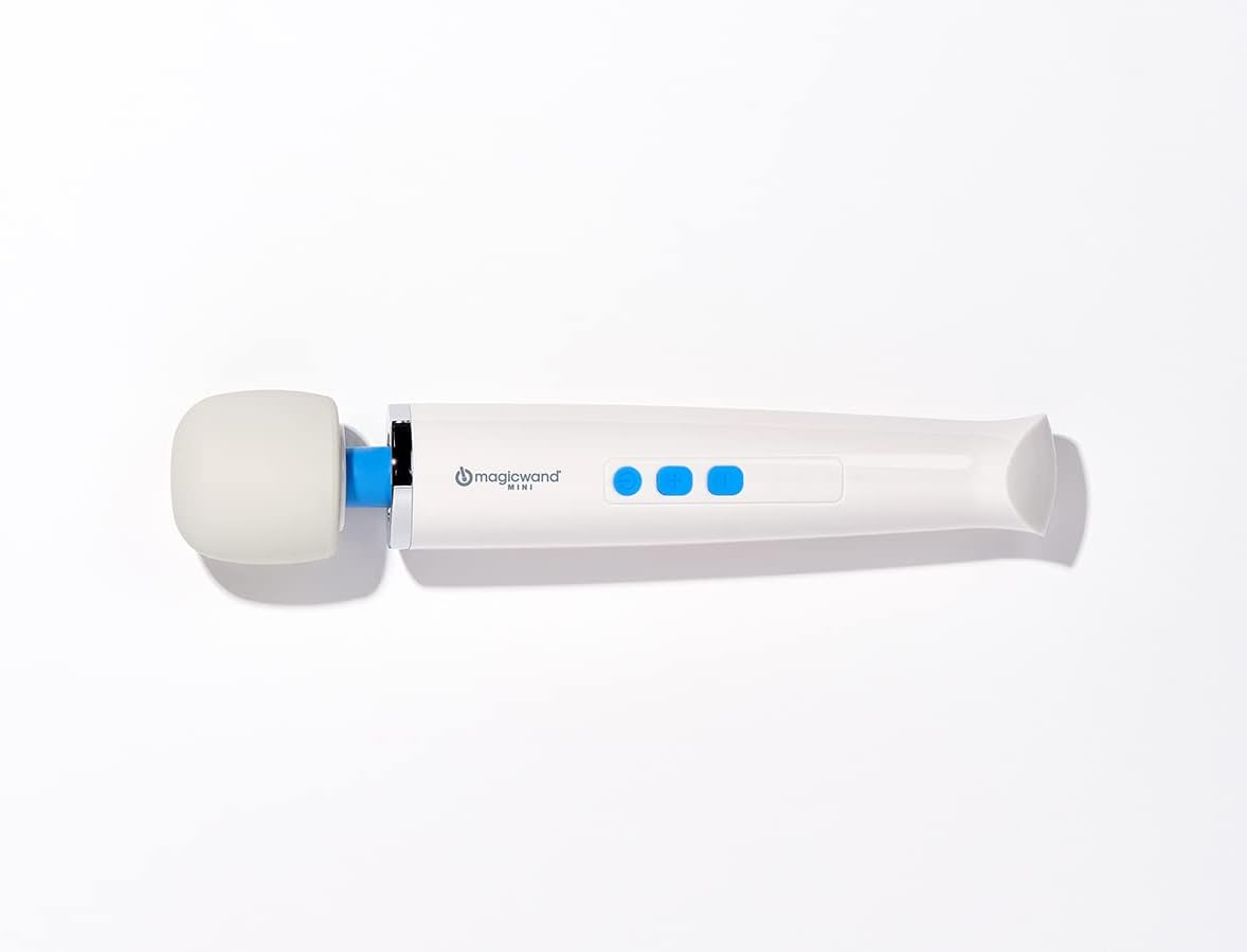Magic Wand Mini HV-135 - Cordless - Compact Multi-Speed with Soft Silicone Head & Flexible Neck - Personal Massagers for Women, Neck, Hand, Back, Muscle, and Head Massager