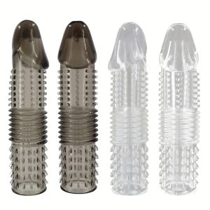 Men's Crystal Adult Sex Toy Penis Cover Sleeve Penis Extender Reusable Delay Ejaculation Add More Fun And Excitement For Men Women Couples