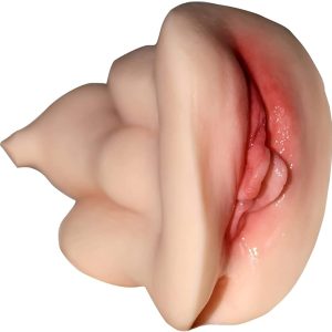 Vibrating Womb Masturbator, Male Masturbators Pocket Pussy Realistic Stroker Lifelike Vaginal Oral Sex Toys for Man Masturbation