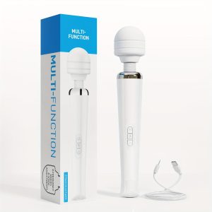 AV Vibrating Stick USB Rechargeable 20 Frequency Vibrating Massage Stick 12.9in Masturbation Stick Sex Toy For Men And Women