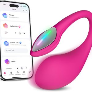LOVENSE Lush 4 Remote Control G-spot Vibrator, Wearable Long Distance Adult Sex Toys