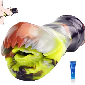 Sex Toys Male Masturbation Cup for Men - Colorful Mens Masturbators Stroker Monster-Like Shape, Realistic Vagina Textured Structure Masterburbater, Perfect for Gay Men Penis Glans Training & Blowjob