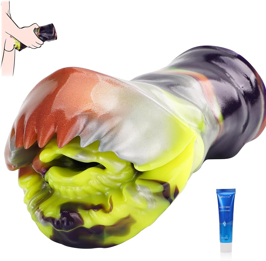 Sex Toys Male Masturbation Cup for Men - Colorful Mens Masturbators Stroker Monster-Like Shape, Realistic Vagina Textured Structure Masterburbater, Perfect for Gay Men Penis Glans Training & Blowjob