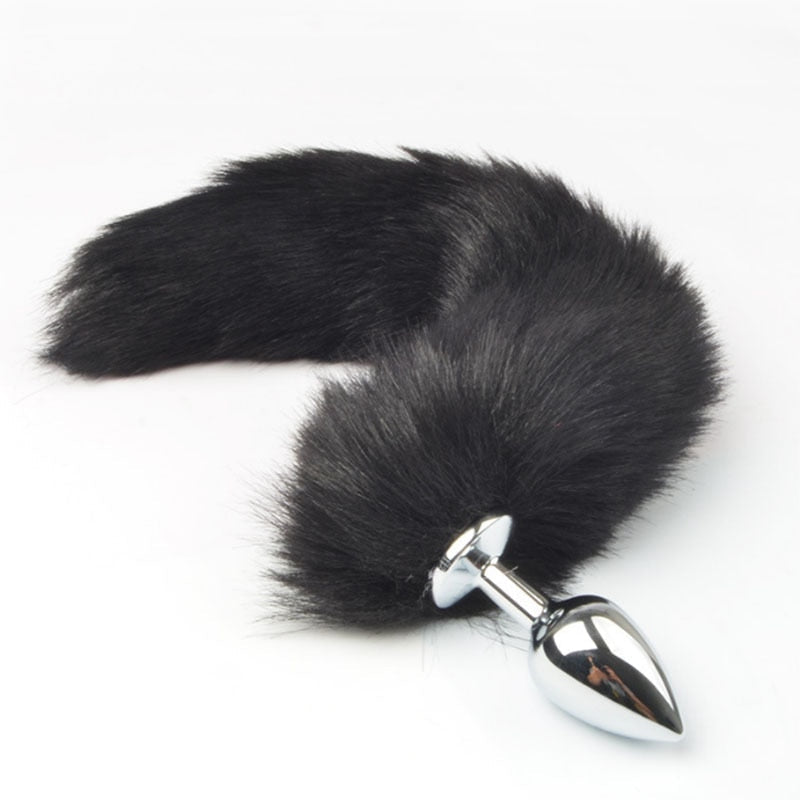 Adult Anal Sex Products Butt Plug Anal Anal Toys for Woman Stainless Steel Toys Shop Exotic Accessories Butt Plug Tail Fox