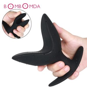 Adult Toy Silicone Anal Speculum Dildo Butt Plug Adult Sex Toys Unisex Opening Hollow Anal Plug Auns Vaginal Dilator Sex Product