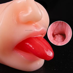 ช่องคลอด Anal อมควยของเล่นสำหรับผู้ใหญ่หีคู่มือเพศเร้าอารมณ์เครื่องที่สมจริงช่องปากด้วยลิ้นชายอวัยวะเพศชาย Masturbators