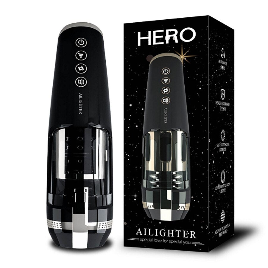Automatic Piston Telescopic Rotation Male Masturbator Cup Blowjob Masturbator for Man Penis Sucker Vibrtor Handsfree Sex Machine