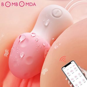มินิที่มีประสิทธิภาพ Bullet Vibrator รีโมทแอปควบคุมหัวเห็ดผู้หญิง Clitoral Stimulator ช่องคลอด G จุด Masturbation เร้าอารมณ์ Vibr