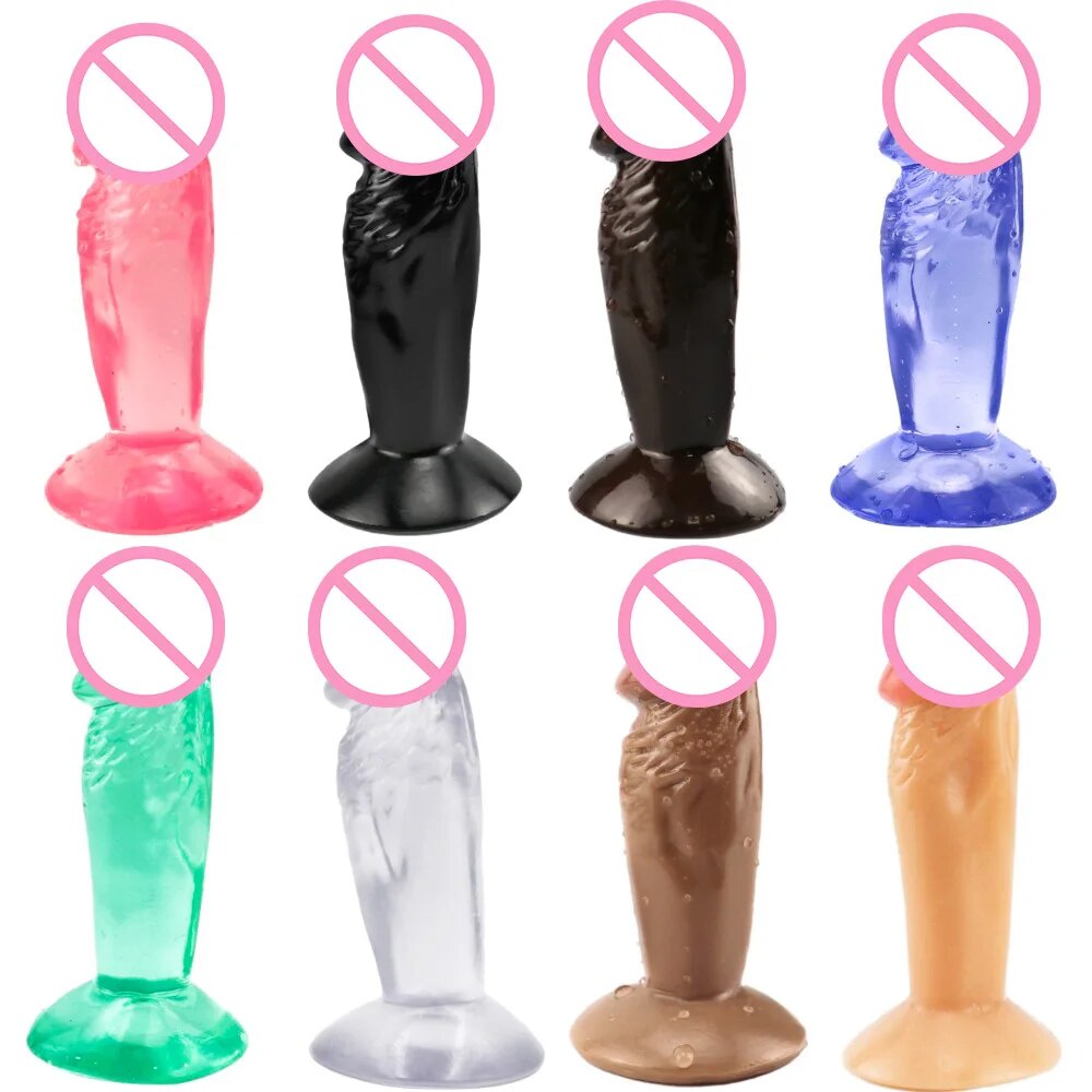 ขนาดเล็ก Dildo Multi-สี Dildos สำหรับผู้หญิงหนา Anal Plug หญิง Masturbator ผู้ใหญ่เซ็กซ์ทอย Juguetes Sexuales ผู้ชายของเล่น