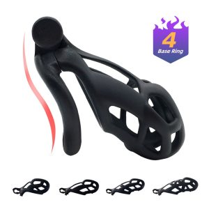 Cobra Male Chastity Device Kit Cock Cage Cock Ring BDSM Adult Games Sex Toys for Men Penis Ring Resin Sleeve PenisTrainer Cage
