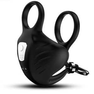 Cock Vibrator Testicle นวดอวัยวะเพศชาย Delay Ejaculation แหวนล็อคอัณฑะกระตุ้น Masturbator ชายเซ็กซ์ทอยสำหรับชายคู่