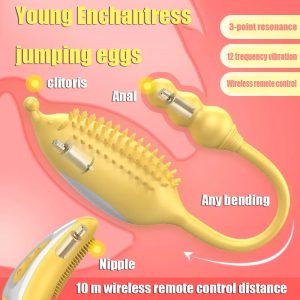 G spot Bullet Vibrating Egg Vibrator Vagina Ball Ben Wa Balls Anal Nipple Stimulation Wireless Remote Adult Sex Toys For Women