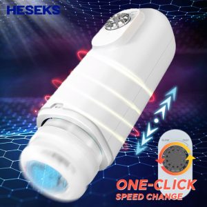 อัตโนมัติ Thrusting Telescopic Masturbators สำหรับผู้ชาย Penis กระตุ้นอมควย Soft ช่องคลอดถ้วยหีเซ็กซ์ทอยสำหรับชาย