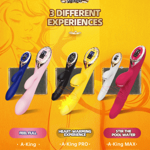 KISTOY A-King Series ฟังก์ชั่นเครื่องสั่นสะเทือนที่มีประสิทธิภาพ Clitoris G Spot Stimulator ที่สมจริงความร้อน Dildo เซ็กซ์ทอยสำหรับสตรี