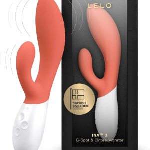 LELO INA 3 G Spot Rabbit Vibrator Clitoral Rabbit Vibrador for Women Rabbit Sex Toy for Women with 10 Vibrating Modes,Adult Toys