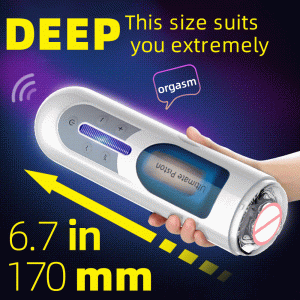 Leten Men Masturbator Automatic Telescopic Male Masturbator Rectractable Piston Motion Masturbation Cup Sex Toys for Men