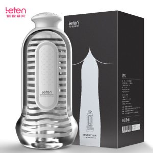 Leten TPE Material SPA Simulated Hips Manual Male Vocal Penis Exercise Masturbation Cup Adult Sex Toys for Men