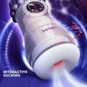 Vortex สเปรย์20-เสียงปฏิสัมพันธ์ดูดเครื่องบินถ้วย Vibrator สนุกเกมสำหรับผู้ชาย Penis Stimulator ผู้ใหญ่ของเล่นในห้องนอน