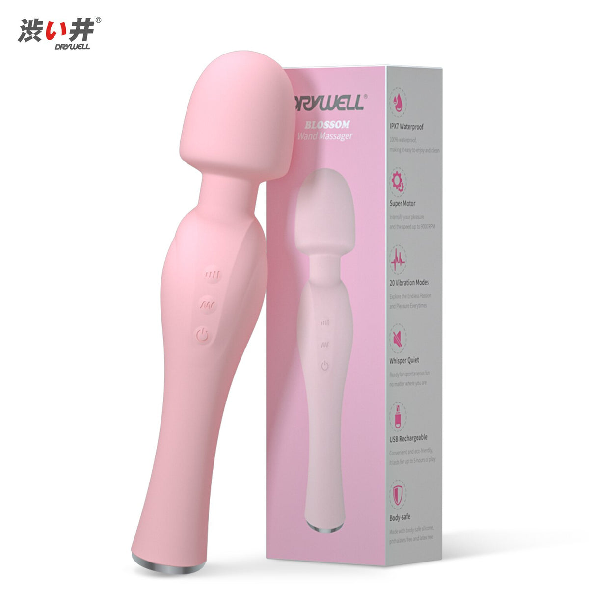 DRYWELL AV Vibrators for Women Powerful Magic Wand Sex Toys for Women Female Vibrator Clitoris Stimulator Toys for Adults 18 Sex