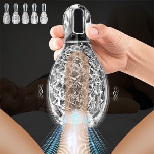อัตโนมัติดูดชาย Masturbator จริง Oral Sex Glans เทรนเนอร์นวดอวัยวะเพศชาย Cock ขยาย Glans Vibrator เซ็กซ์ทอยสำหรับชาย
