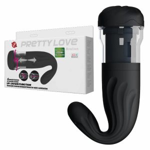 New Pretty Love Recharge Male Automatic Masturbator, Rotation & Retractable Vibrator For Men Masturbador Sex Toys Adult Products