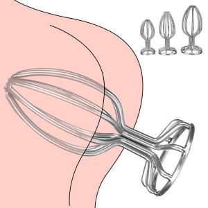 New Style Metal Anal Plug Hollow Out Butt Plug Dildo for Women Couple Masturbator Intimate Goods Anal Toys Sex Toys for Adults18