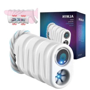 Penis Delay Trainer Blowjob Male Masturbation Vibrator Automatic Oral Orgasm Sex Glans Stimulate Massager Adult Sex Toys for Men