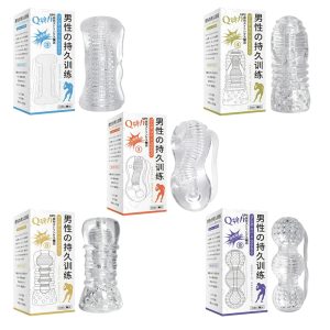 Penis Trainer Realistic Artificial Vagina Pussy Adult Sex Products Enlarge Ejaculation Delay Adult Sex Toys for Men Masturbator