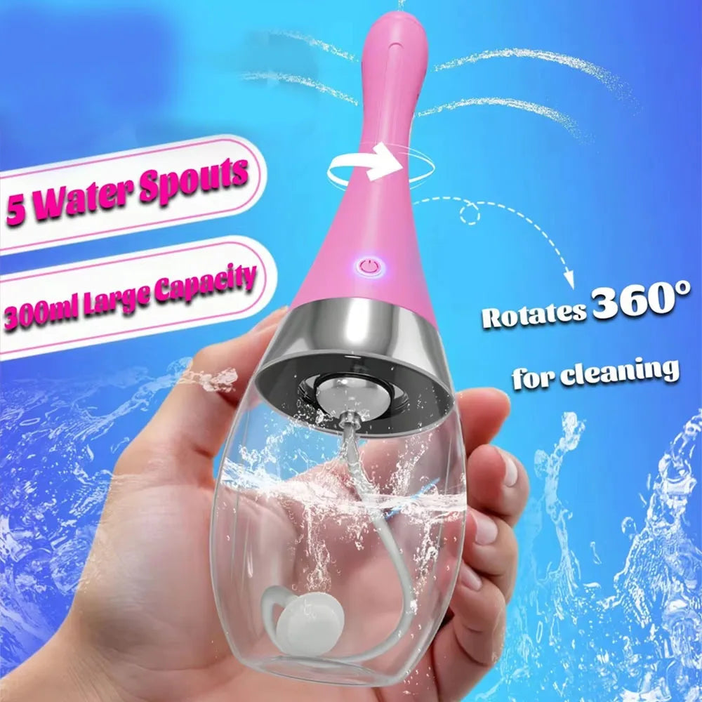 Enema Anal Douches Enema Bulb Silicone Nozzles Colon Cleanse Anti Backflow Shower Douche Enema Kit Anal Cleansing Feminine Care
