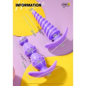 Adult Silicone Anal Beads Plug Intimates Accessories Fetish Bdsm Buttplug Tail Sex Toys Games Dilator Anus Erotic Gadgets