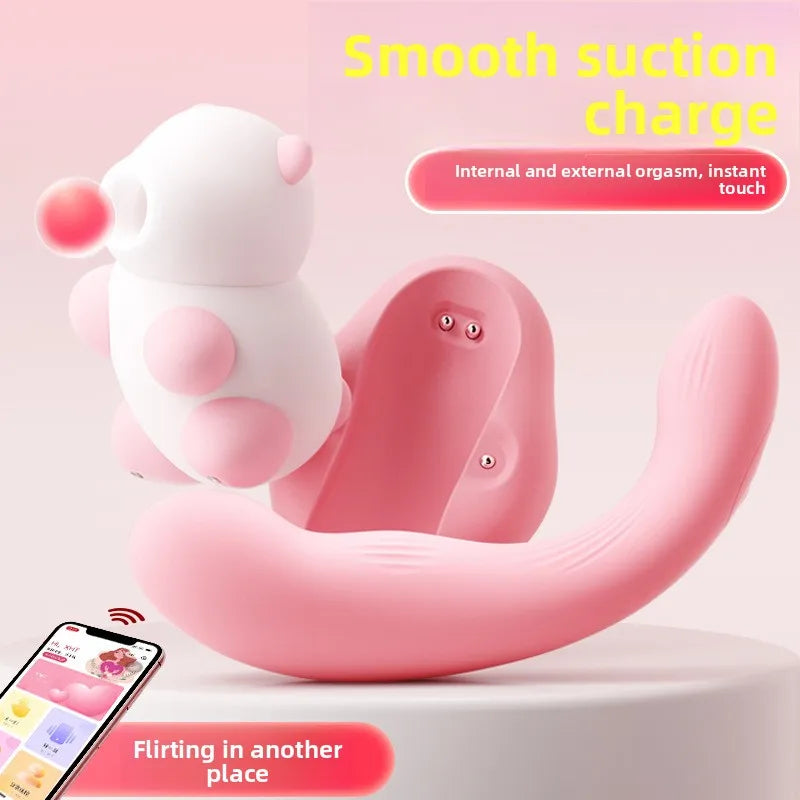 Bear Sucker Clitoris Sucking Vibrator Female Clit Nipple Oral Vacuum Stimulator Massager Sex Toys Adults Goods for Women