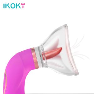 Strong Tongue Licking Vibrators for Women Nipple Massager Breast Enlargement Machine Dildos Anal Sex Toys Adults Products Erotic