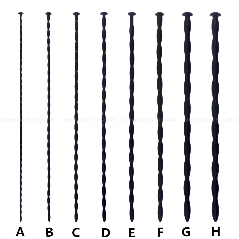 ซิลิโคน Urethral Catheter Dilator ม้ากระตุ้นเสียงอวัยวะเพศชายปลั๊กใส่ท่อปัสสาวะสำหรับผู้ใหญ่ของเล่นสำหรับชายเกย์