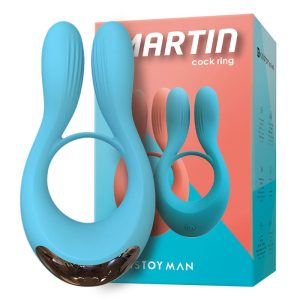 ชาย Vibrator Cock แหวนล็อคแหวนซิลิโคนอวัยวะเพศชายการสั่นสะเทือนแหวนชะลอการ G-Spot กระตุ้นคู่ของเล่น