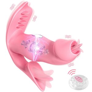 เลีย Vibrator สำหรับผู้หญิง Dildo ระยะไกล Anal Butt Plug Vibrating Mastusbator Clitoral Stimulator ช่องคลอด G จุดนวดเซ็กซ์ทอย