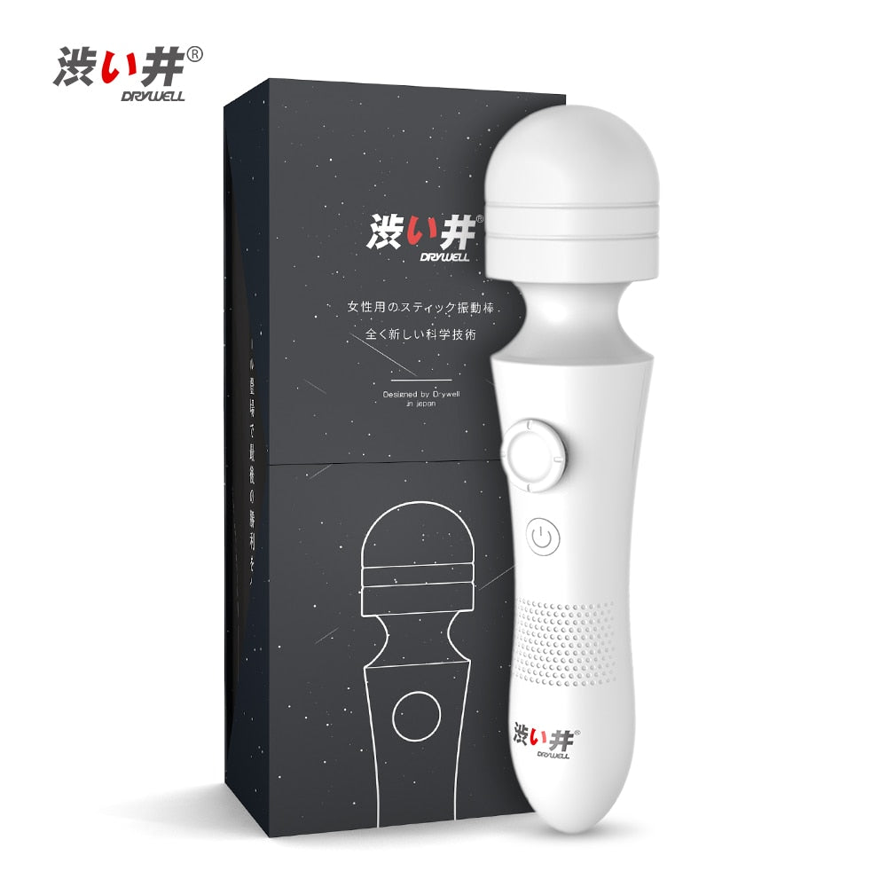 Drywell/涉井 Powerful Wand Vibrator Linear Speedup Tech Massager 3 Intensities 6 Frequency Sex Toys for Women