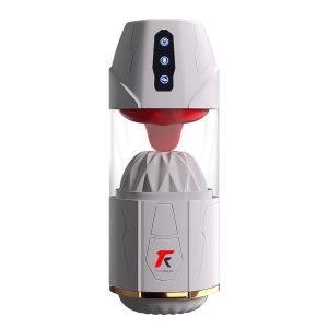 Yeain Sex toys Men Automatic Masturbation Cup Adult Sexy Toy Tongue Licking Sucking Vibrating Penis Trainer Heated Masturbator