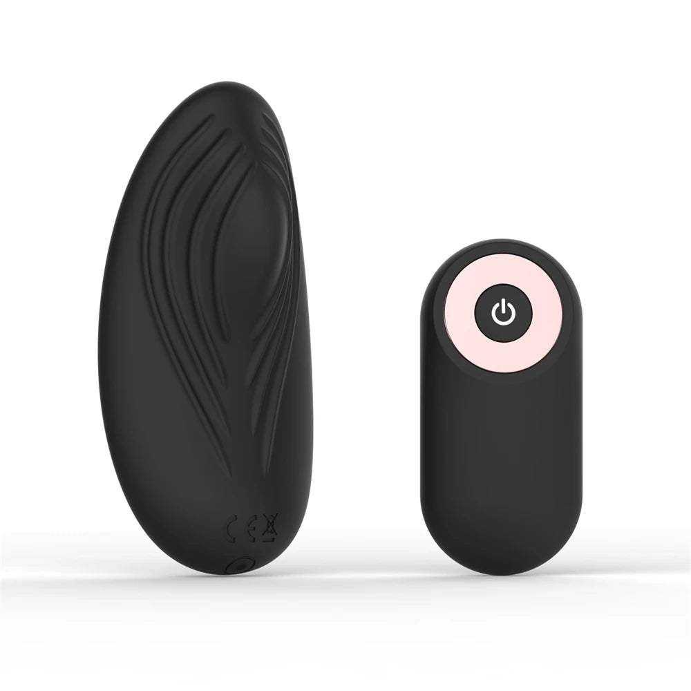 ไข่สั่นไร้สายควบคุมด้วยรีโมท สั่น 10 โหมด ซิลิโคนสวมใส่ได้ กันน้ำ ชาร์จ USB