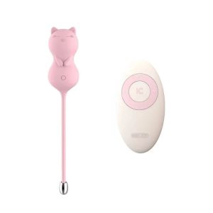 KISS TOY Paula Kitten Remote Control Vibrating Egg - Dual-Motor G-Spot & Clitoral Massager
