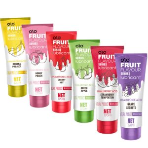 Lickable Fruity Flavored Water-Based Lubricant with Hyaluronic Acid (120ml) Anal Sex for Adults Sexes Accessoires