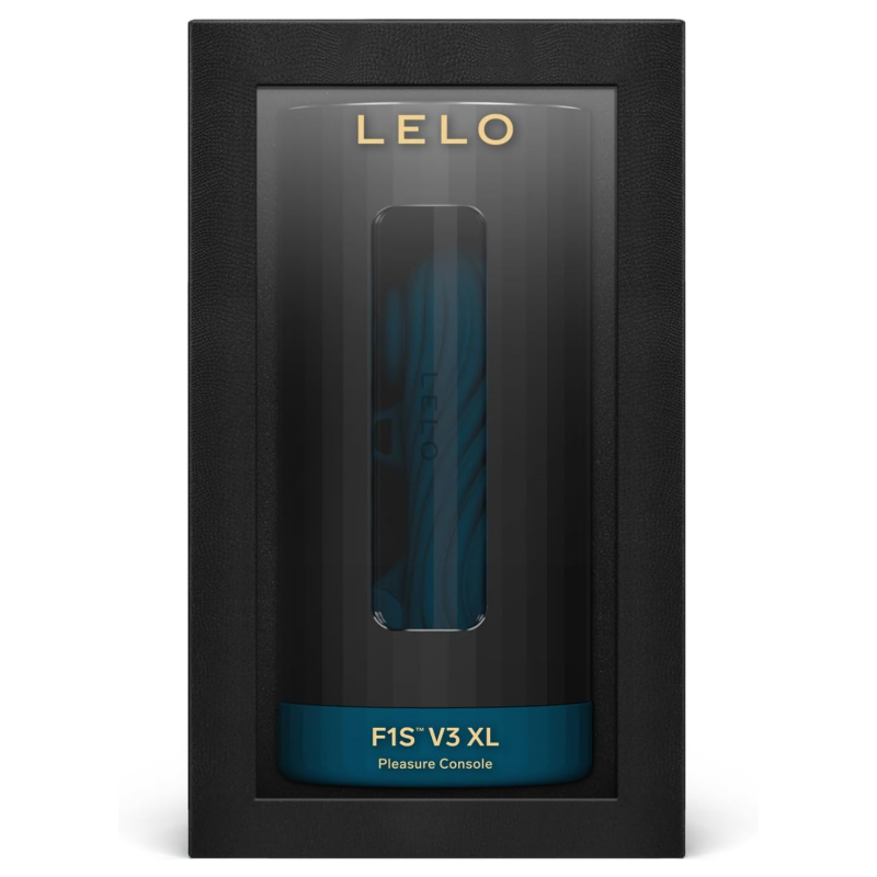 LELO F1S V3 XL Male Sex Toy with Bluetooth App, Automatic Male Masturbator with 7 Settings Sex Toy for Men with an Interactive AI Mode, Hands Free Masturbators, (Teal)