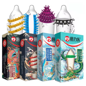 Dragon Orgasm 3D Spike Dotted Condoms For Men 360° Vagina Massage Stimulation Delayed Ejaculation Penis Sleeve Condom Sex Toys